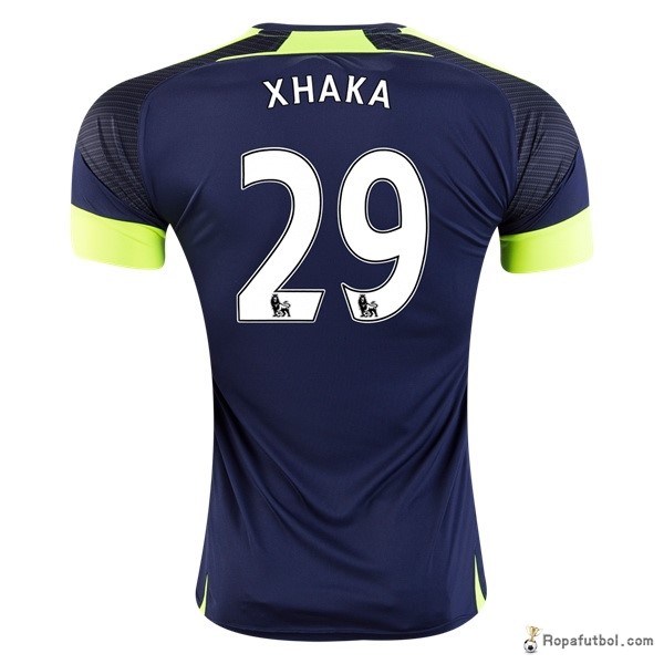 Camiseta Arsenal Replica Tercera Ropa Xhaka 2016/17 Azul